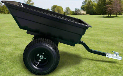 PRO XPT ATV Lawn & Garden Trailer – 1,000 lb capacity poly tub hauler with 18-inch off-road tires and tilt dump bed