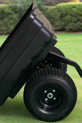 PRO XPT ATV Lawn & Garden Trailer – 1,000 lb capacity poly tub hauler with 18-inch off-road tires and tilt dump bed