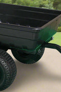 PRO XPT ATV Lawn & Garden Trailer – 1,000 lb capacity poly tub hauler with 18-inch off-road tires and tilt dump bed