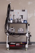 Main view of professional auto body dent welder machine

Welding gun and accessory layout in body shop

Open kit showing stud welder and tools

Slide hammer and puller accessories in case

Operational view of dent repair welder setup