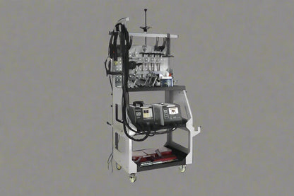 Main view of professional auto body dent welder machine

Welding gun and accessory layout in body shop

Open kit showing stud welder and tools

Slide hammer and puller accessories in case

Operational view of dent repair welder setup