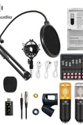 New Professional Condenser Recording Studio Microphone Set – High Quality Audio Kit GAM800H - with | Sold by Uncle Wiener's Wholesale