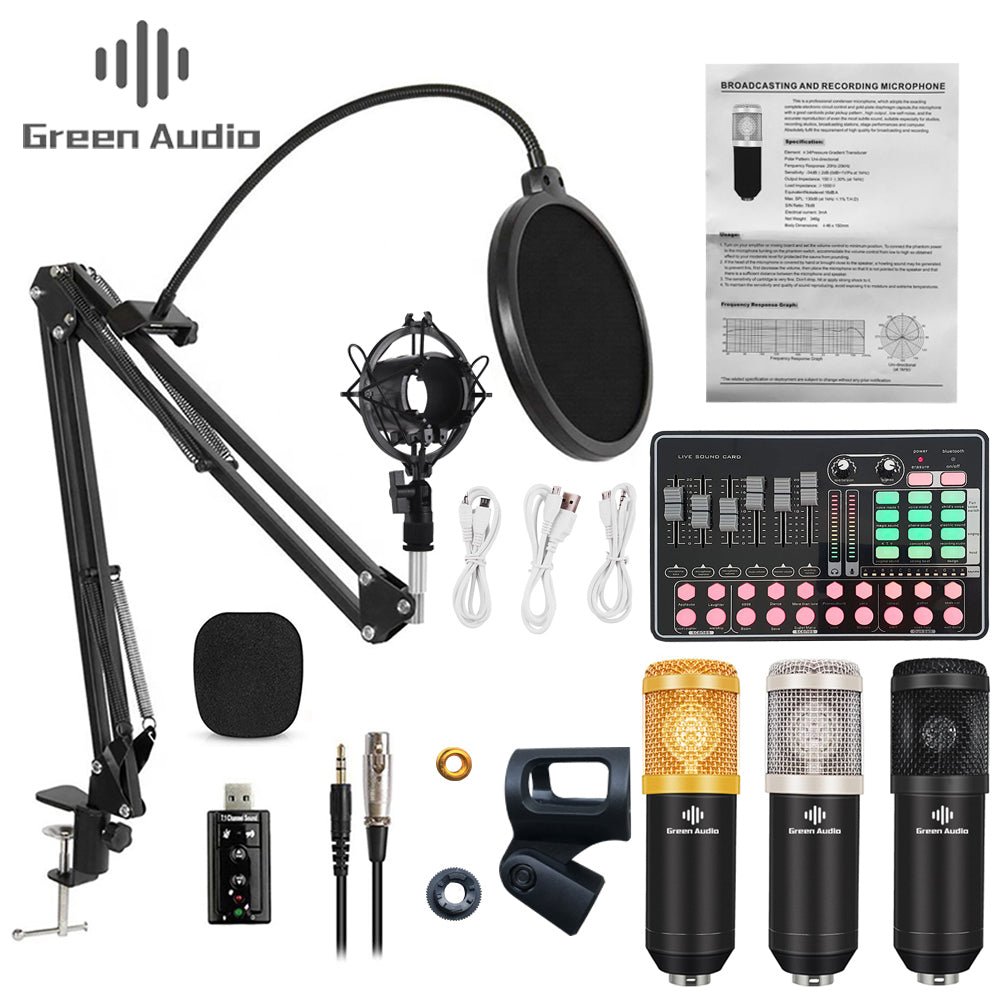 New Professional Condenser Recording Studio Microphone Set – High Quality Audio Kit GAM800H - with | Sold by Uncle Wiener's Wholesale