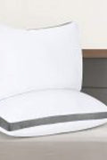 NEW Queen Size 2 - Pack Gusseted Quilted Pillows for All Sleep Positions - 615QTP - with | Sold by Uncle Wiener's Wholesale
