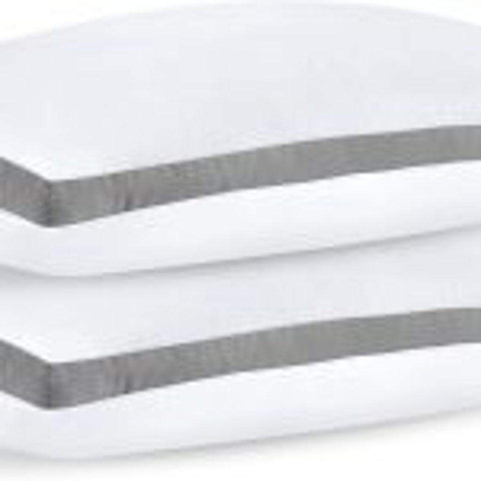 NEW Queen Size 2 - Pack Gusseted Quilted Pillows for All Sleep Positions - 615QTP - with | Sold by Uncle Wiener's Wholesale