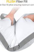 NEW Queen Size 2 - Pack Gusseted Quilted Pillows for All Sleep Positions - 615QTP - with | Sold by Uncle Wiener's Wholesale