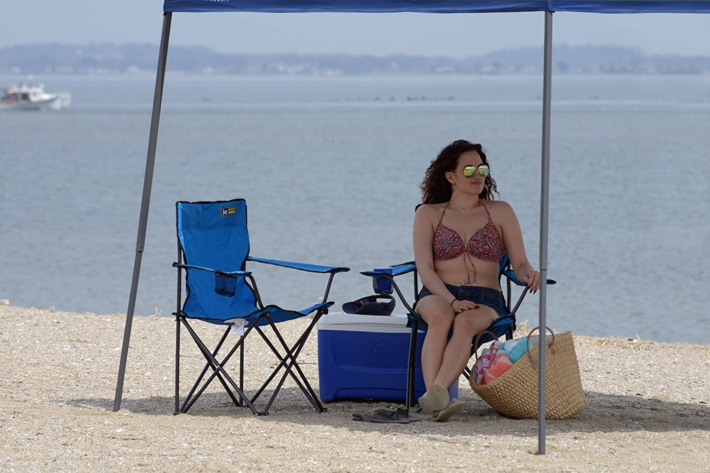 New Quick Folding Beach Chair – 413456 - with | Sold by Uncle Wiener's Wholesale
