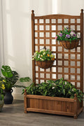 NEW RAISED GARDEN BED & TRELLIS PLANTER - with | Sold by Uncle Wiener's Wholesale