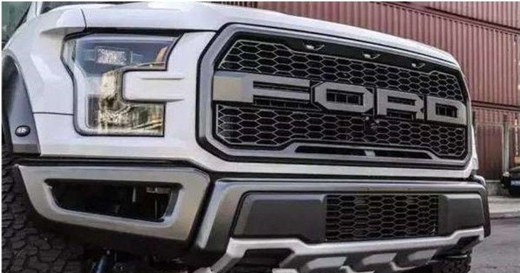 New Raptor Style Grille for 2015–2017 Ford F - 150 – Charcoal Black Front Grill with LED Lights & FORD Letters 410157MCG - with | Sold by Uncle Wiener's Wholesale