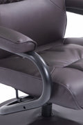 New Recliner Armchair with Ottoman – Comfortable Lounge Chair for Living Room & Office - with Brown | Sold by Uncle Wiener's Wholesale