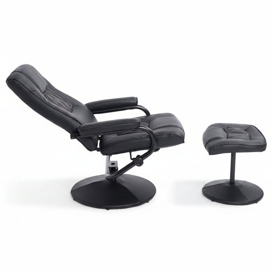 New Recliner Armchair with Ottoman – Comfortable Lounge Chair for Living Room & Office - with Brown | Sold by Uncle Wiener's Wholesale