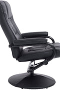 New Recliner Armchair with Ottoman – Comfortable Lounge Chair for Living Room & Office - with Brown | Sold by Uncle Wiener's Wholesale