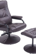 New Recliner Armchair with Ottoman – Comfortable Lounge Chair for Living Room & Office - with Brown | Sold by Uncle Wiener's Wholesale