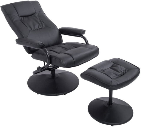 New Recliner Armchair with Ottoman – Comfortable Lounge Chair for Living Room & Office - with Black | Sold by Uncle Wiener's Wholesale