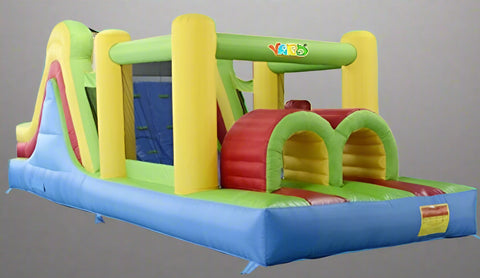 "Rental Grade Obstacle Course Bouncy Castle 21 FT Long"

"Commercial Inflatable Bouncy Castle with Obstacle Course"

"Blue and Multicolor PVC Obstacle Course Inflatable"

"Heavy-Duty Obstacle Course Bouncer for Events and Rentals"

"Obstacle Racing Inflatable Castle for Kids Parties"