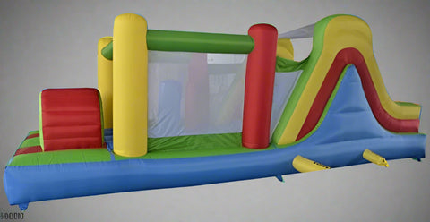 "Rental Grade Obstacle Course Bouncy Castle 21 FT Long"

"Commercial Inflatable Bouncy Castle with Obstacle Course"

"Blue and Multicolor PVC Obstacle Course Inflatable"

"Heavy-Duty Obstacle Course Bouncer for Events and Rentals"

"Obstacle Racing Inflatable Castle for Kids Parties"