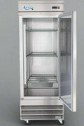 • “3 door stainless steel commercial freezer”
• “Interior view of commercial fridge shelving”
• “Digital temperature display for commercial freezer”
• “Heavy-duty caster wheels on restaurant freezer”
• “Lockable stainless door for commercial kitchen fridge”
