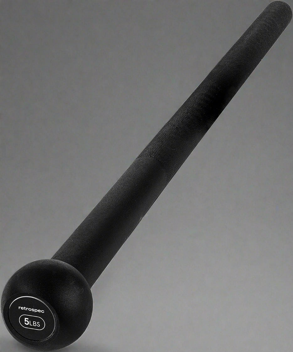 Retrospec Mace Bell – Heavy-Duty Steel Training Weight – 10LB / 15LB Options – One-Piece Forged with Knurled Grip – Open Box