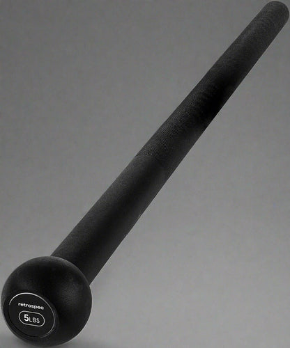 Retrospec Mace Bell – Heavy-Duty Steel Training Weight – 10LB / 15LB Options – One-Piece Forged with Knurled Grip – Open Box