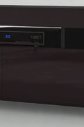 Modern RGB LED TV stand with lights under flat-screen TV
Black gloss entertainment unit with RGB lights in living room
White TV console with open shelving and LED lighting
Stylish high gloss media cabinet with mood lighting
Contemporary entertainment center for 75 inch TVs
