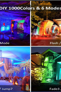 NEW RGB Remote Controlled LED Flood Light — 60W & 100W, 44 - Key Remote, IP66 Waterproof - with 60 Watt | Sold by Uncle Wiener's Wholesale