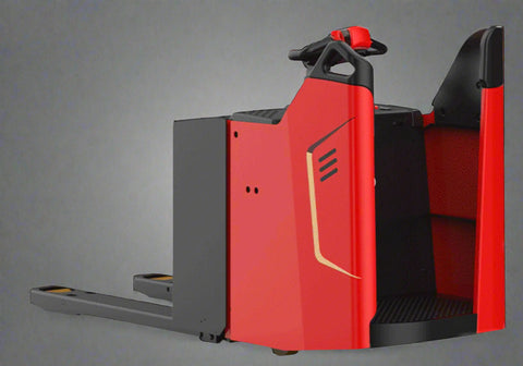 "Ride-on electric pallet jack truck with 4400 lb capacity for warehouse logistics"

"Heavy-duty red electric pallet jack truck with lithium battery VPT20SR"

"Battery-powered pallet jack forklift for long-distance warehouse transport"

"Industrial ride-on pallet jack with ergonomic operator platform"