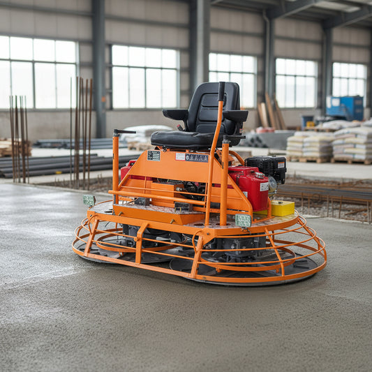 "Ride-On Power Trowel Concrete Finishing Machine Dual Rotor"

"High-Performance Ride-On Concrete Floor Trowel STM-800 and STM-1000"

"Heavy Duty Construction Concrete Finishing Equipment"
