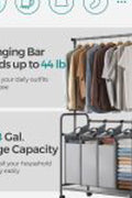 New Rolling Laundry Sorter with 4 Hanging Bags – Mobile Hamper Cart with Wheels RLS44GS - with | Sold by Uncle Wiener's Wholesale