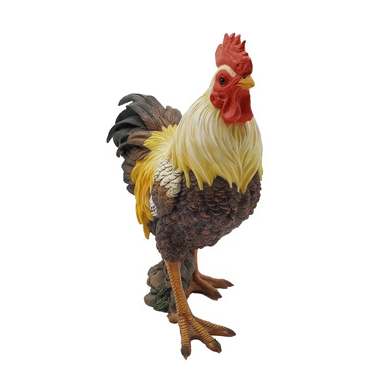 New Rooster Garden Statue – Indoor & Outdoor Decorative Farmhouse Figure B148734B - with | Sold by Uncle Wiener's Wholesale
