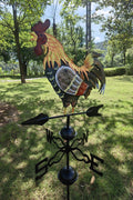 NEW Rooster Metal Wind & Weather Vane ON18WV10 - with | Sold by Uncle Wiener's Wholesale
