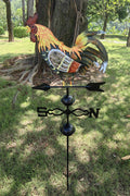 NEW Rooster Metal Wind & Weather Vane ON18WV10 - with | Sold by Uncle Wiener's Wholesale