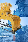 JSSG10 360° Rotating Hydraulic Demolition Grapple for Excavators – 25–32 Ton Compatibility