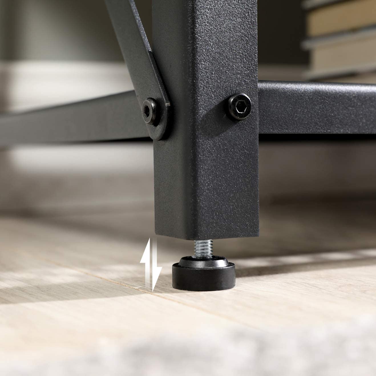 Rustic industrial 3-tier TV stand with black frame
70 inch TV stand with wood shelves
Entertainment center for 75" TVs
TV console with dual open storage tiers
Modern farmhouse TV stand with metal legs