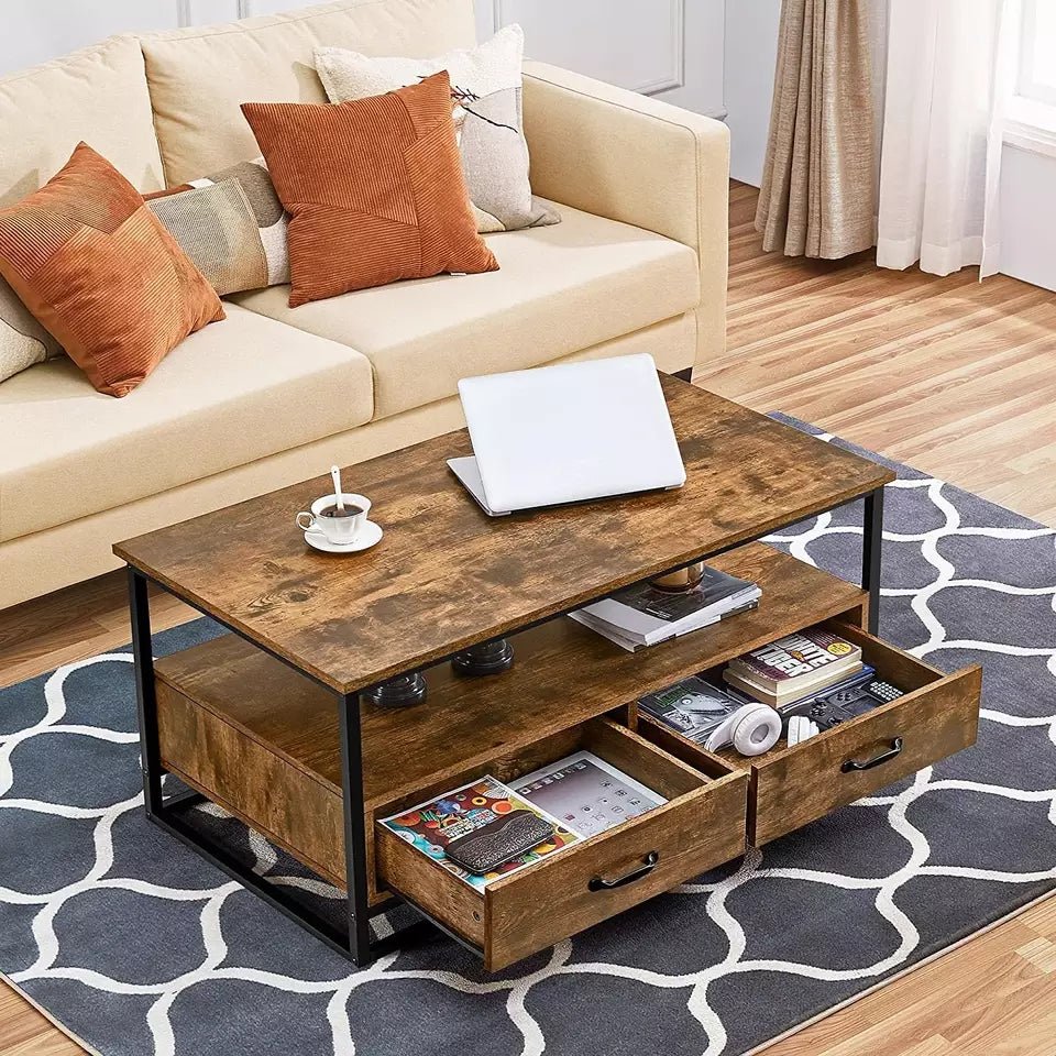 Rustic 5-tier industrial bookshelf with black metal frame and wooden shelves”

Side angle view: “Wood and metal bookshelf ideal for living room or office”

Front angle filled with décor: “Decorated 5-shelf rustic bookcase in home setting”

Close-up corner view: “Detail of rustic wood shelf and metal frame X-brace”

In-room setup: “Bookshelf styled in a modern rustic living space”