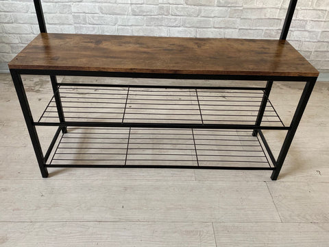 New Rustic Freestanding Coat Rack Hanger – Vintage Entryway Organizer Stand – Model CR08 - with | Sold by Uncle Wiener's Wholesale