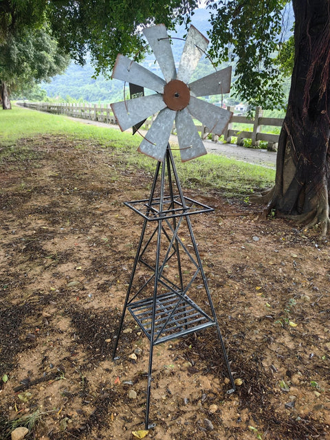New Rustic Garden & Yard Windmill – Decorative Outdoor Windmill for Lawn & Garden ONWV1072 - with | Sold by Uncle Wiener's Wholesale