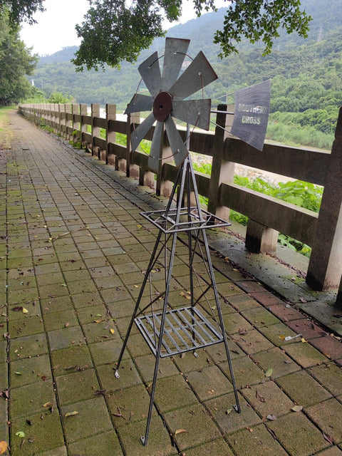 New Rustic Garden & Yard Windmill – Decorative Outdoor Windmill for Lawn & Garden ONWV1072 - with | Sold by Uncle Wiener's Wholesale