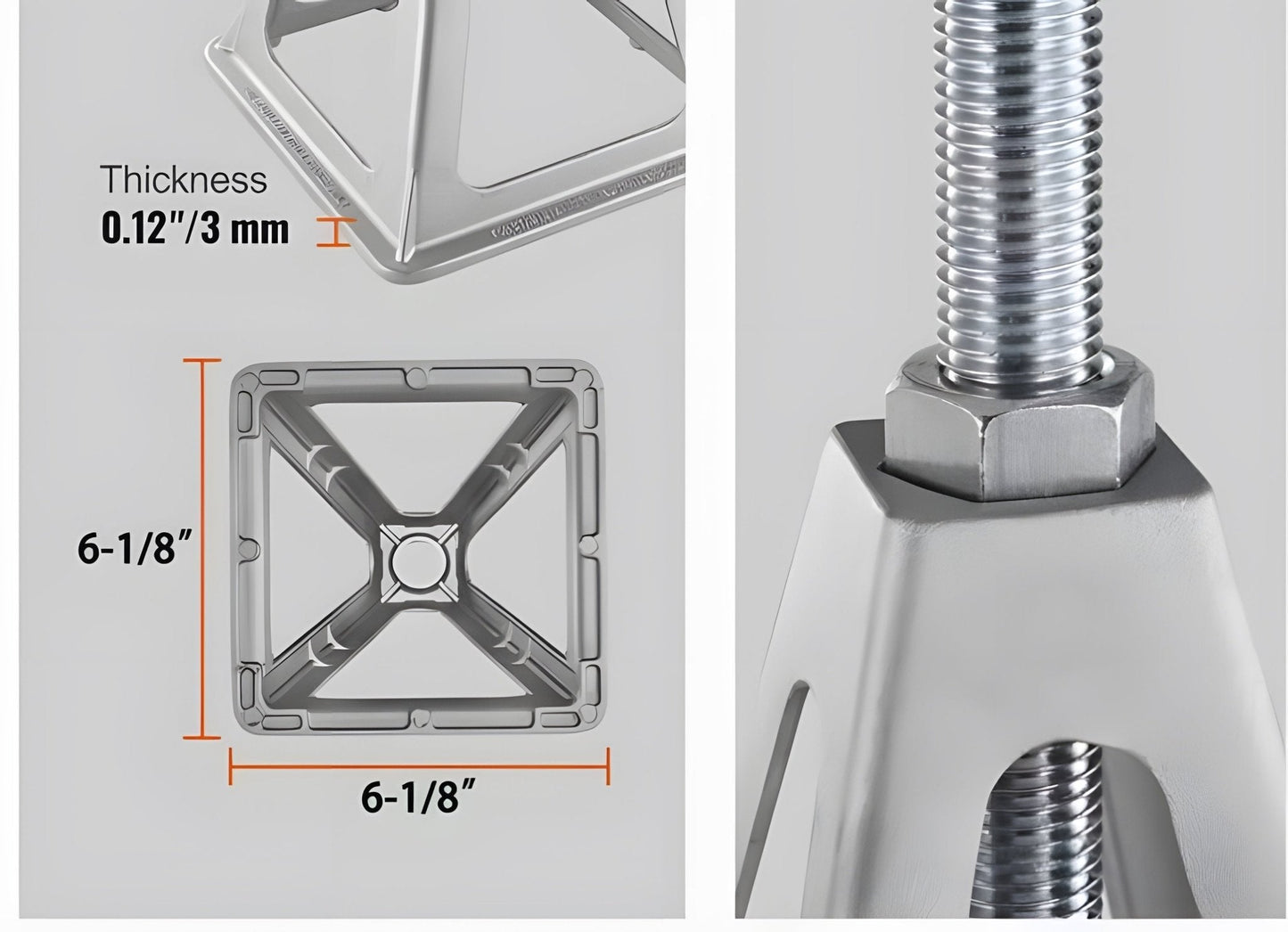 New RV Trailer Camper Aluminum 6,000 lbs 17” Extends Stabilizer Stacker Jack Stand – 4PK TC600017A - with | Sold by Uncle Wiener's Wholesale