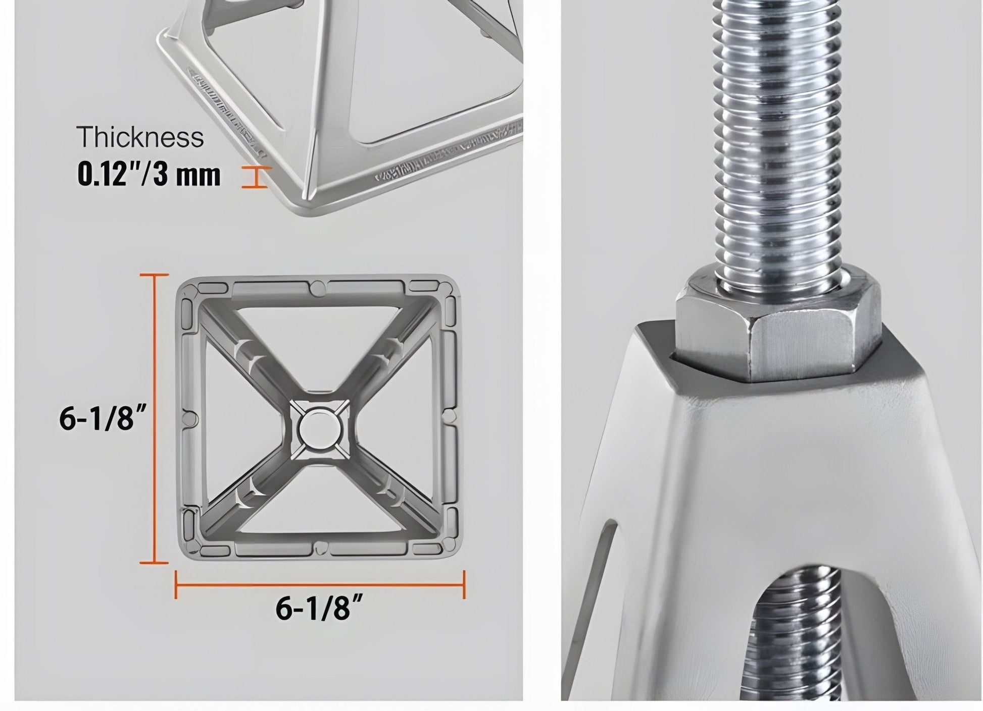 New RV Trailer Camper Aluminum 6,000 lbs 17” Extends Stabilizer Stacker Jack Stand – 4PK TC600017A - with | Sold by Uncle Wiener's Wholesale