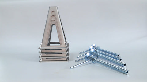 New RV Trailer Camper Aluminum 6,000 lbs 17” Extends Stabilizer Stacker Jack Stand – 4PK TC600017A - with | Sold by Uncle Wiener's Wholesale