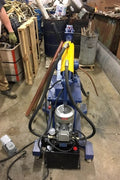 “96 ton hydraulic alligator shear cutting steel rod”

“250 ton scrap metal shear machine for recycling”

“Heavy-duty hydraulic metal shear with foot pedal control”

“Blue scrap shear machine – AS601PH model”