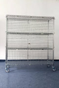 NEW SECURITY LOCKABLE STORAGE RACK SAFETY CAGE - with | Sold by Uncle Wiener's Wholesale