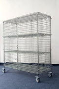 NEW SECURITY LOCKABLE STORAGE RACK SAFETY CAGE - with | Sold by Uncle Wiener's Wholesale