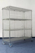 NEW SECURITY LOCKABLE STORAGE RACK SAFETY CAGE - with | Sold by Uncle Wiener's Wholesale