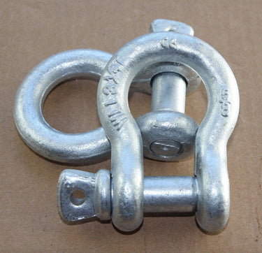 Galvanized Screw Pin Clevis Anchor Shackles – Various Sizes