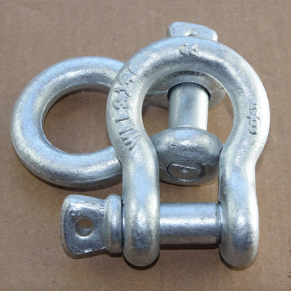 Galvanized Screw Pin Clevis Anchor Shackles – Various Sizes