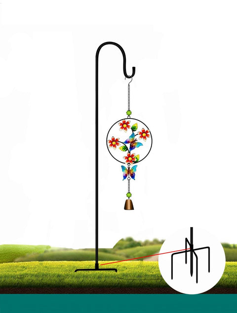 New Shepherd’s Hook Garden Pole – Bird Feeder & Outdoor Hanging Hook Stand S1132 - with | Sold by Uncle Wiener's Wholesale