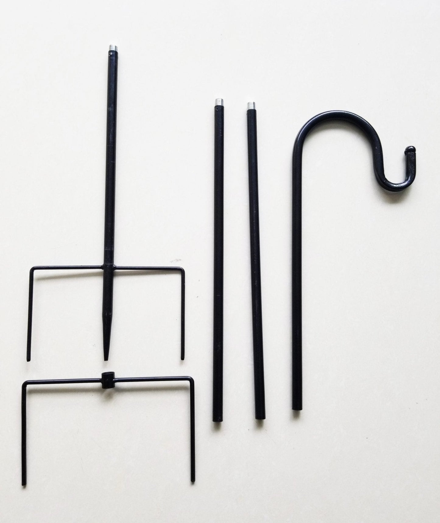 New Shepherd’s Hook Garden Pole – Bird Feeder & Outdoor Hanging Hook Stand S1132 - with | Sold by Uncle Wiener's Wholesale