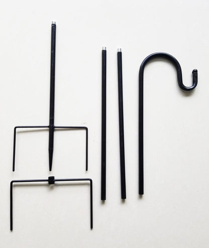New Shepherd’s Hook Garden Pole – Bird Feeder & Outdoor Hanging Hook Stand S1132 - with | Sold by Uncle Wiener's Wholesale
