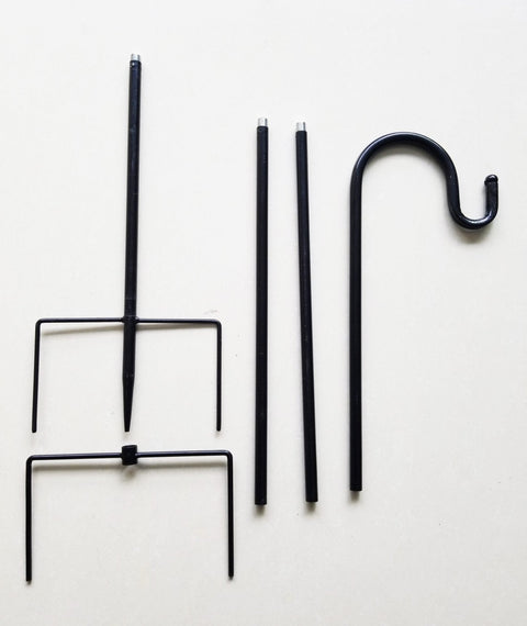 New Shepherd’s Hook Garden Pole – Bird Feeder & Outdoor Hanging Hook Stand S1132 - with | Sold by Uncle Wiener's Wholesale